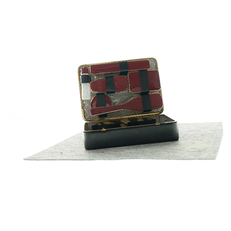 Rejse/hårsæt i sort boks