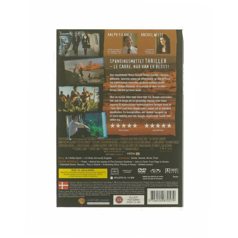 The constant gardener (dvd)