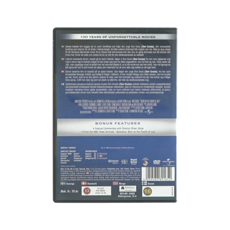 Born on the fourth of july (dvd)