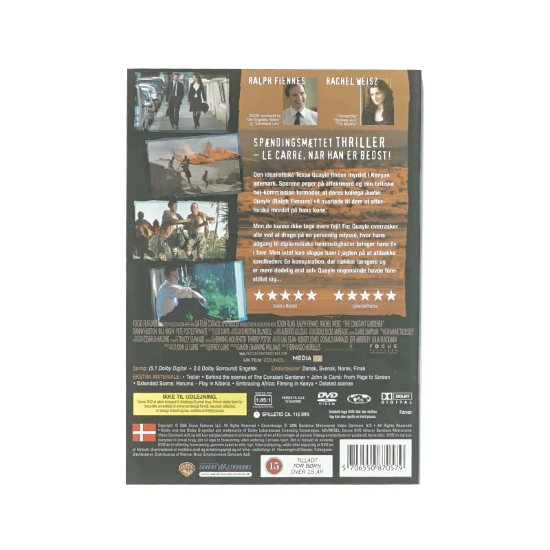The constant gardener (dvd)