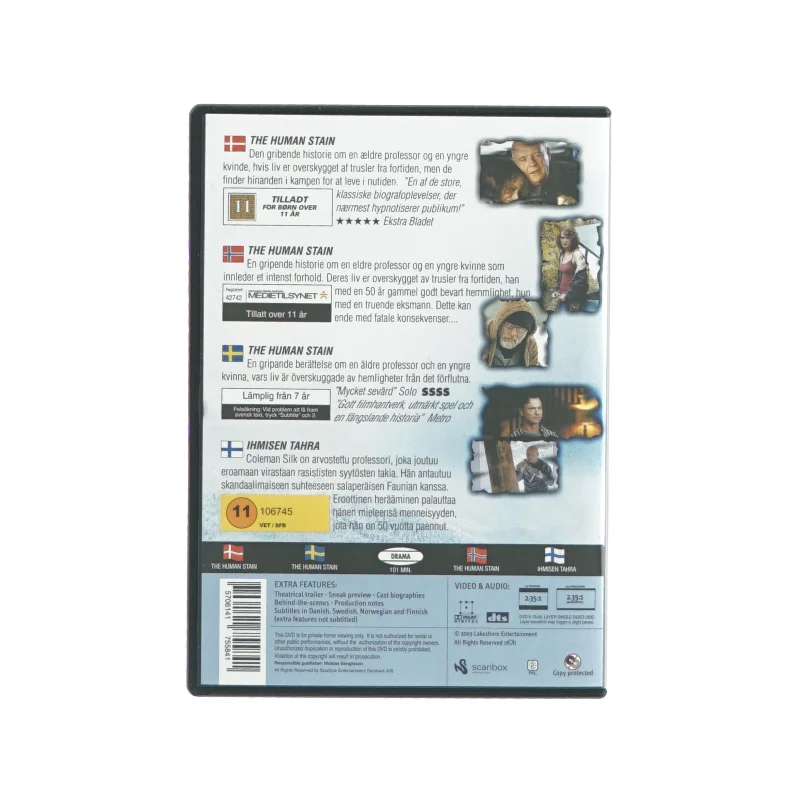 The human stain (dvd)