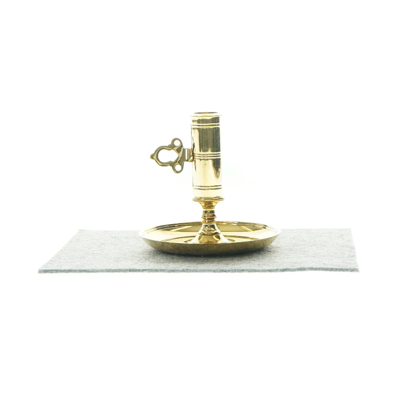 Lysestage i messing helt ny