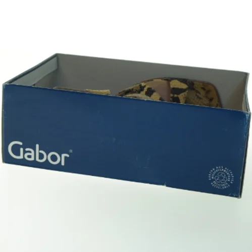 Slangeskinds sandaler med hæl fra Gabor (str. 41 )