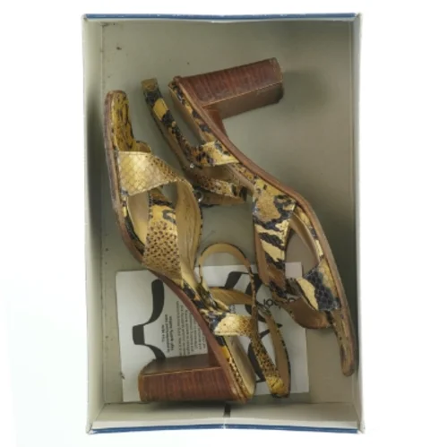 Slangeskinds sandaler med hæl fra Gabor (str. 41 )