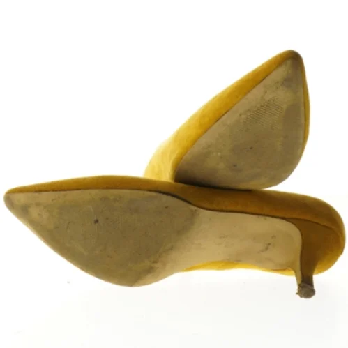 Gule stiletter i størrelse 40 (str. 40 )