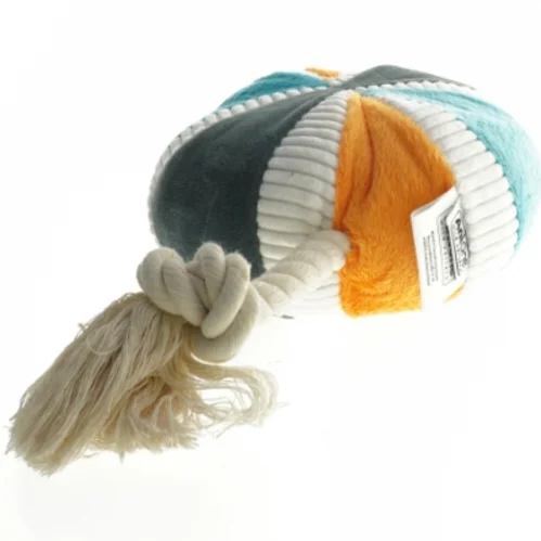 Hundelegetøj i stof med reb fra Anione (str. 43. x 16 cm)