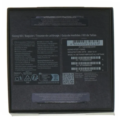  Galaxy Ring Størrelseskit fra Samsung (str. 9 x 9. x 4 cm)