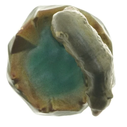 Isbjørn keramikfigur (str. 20,5 cm)