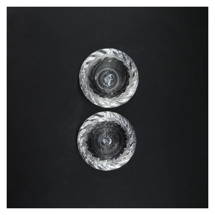 Glas lysestager (str. Ø 10 cm)