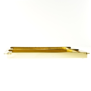 Messinghænger til musikinstrument (str. 45,5x9,5 cm)