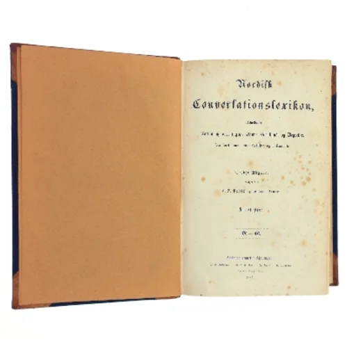 Nordisk Conversationslexikon af H. A. Hielm (Bog)