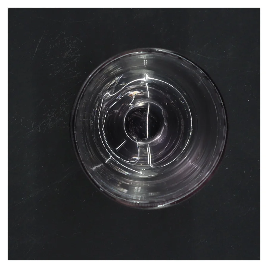 Glas med mønster (str. 13,5 cm)