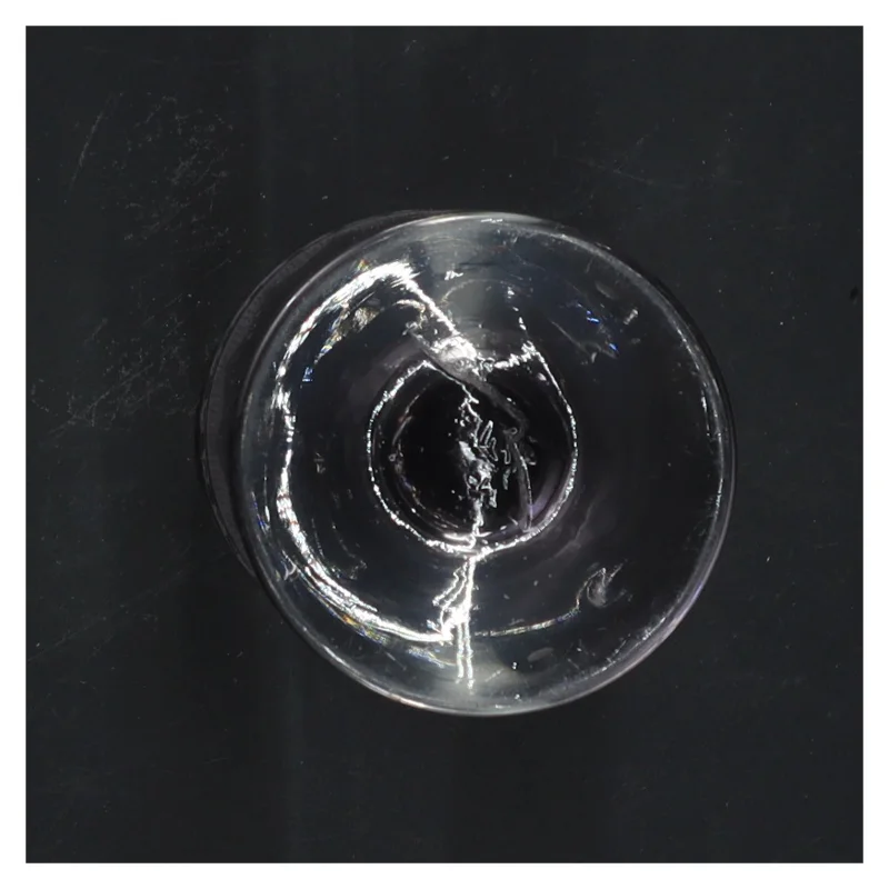 Glas med mønster (str. 13,5 cm)