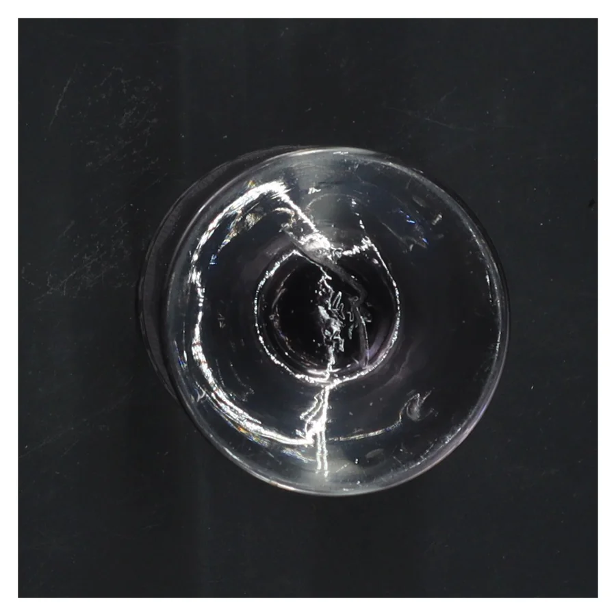 Glas med mønster (str. 13,5 cm)