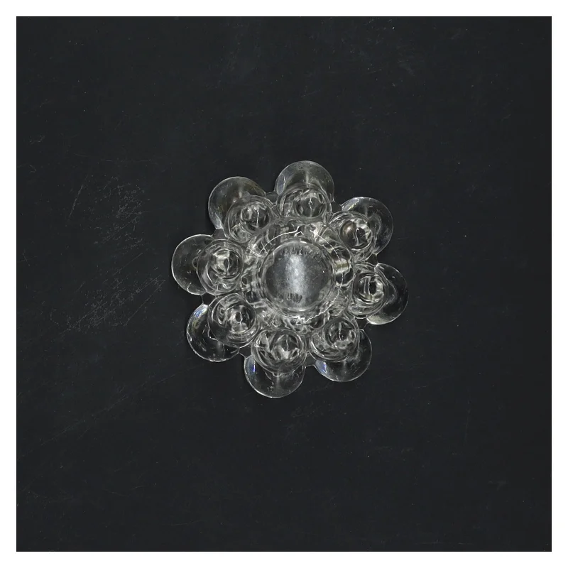 Dekorativ lysestage i glas (str. Ø 7,5 cm)