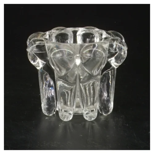 Dekorativ lysestage i glas (str. Ø 7,5 cm)