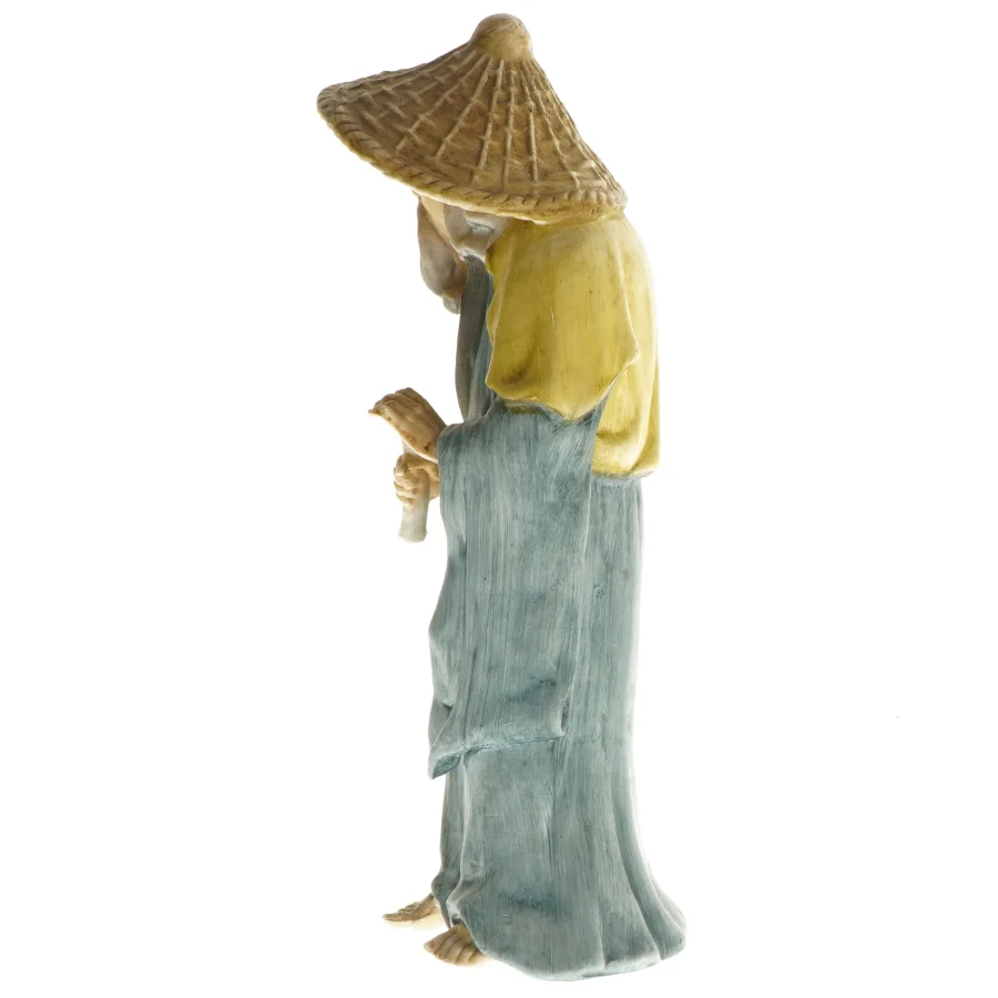 Porcelænsfigur af gammel mand (str. 22,5 cm)