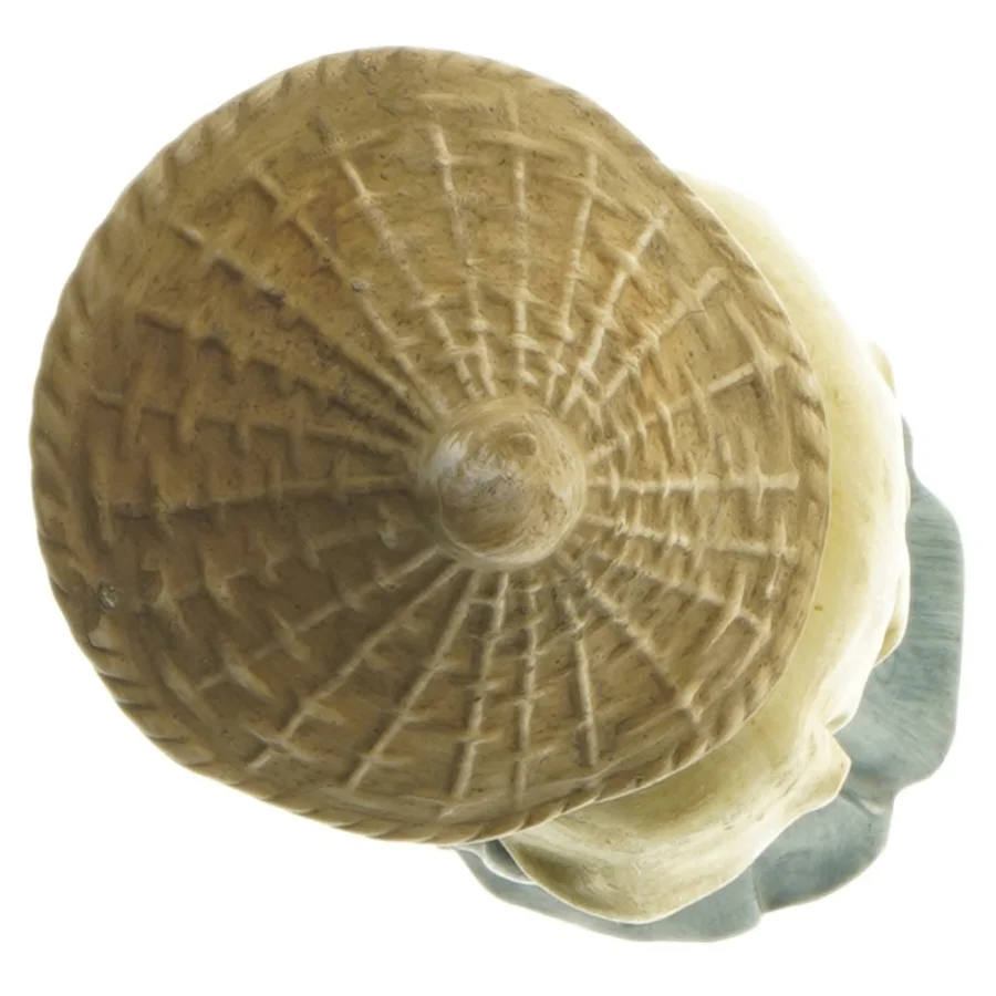 Porcelænsfigur af gammel mand (str. 22,5 cm)