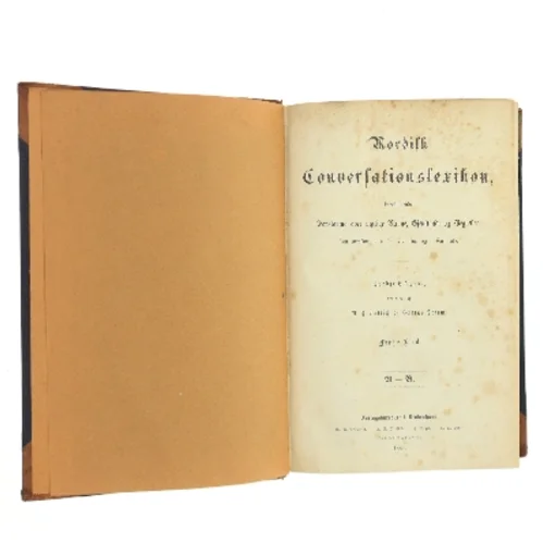 Nordisk Conversationslexikon af A. F. Pullich (Bog)