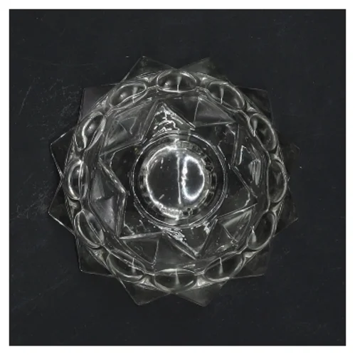 Glas lysestage (str. Ø 9 cm)