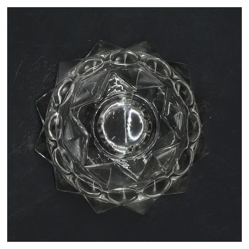 Glas lysestage (str. Ø 9 cm)