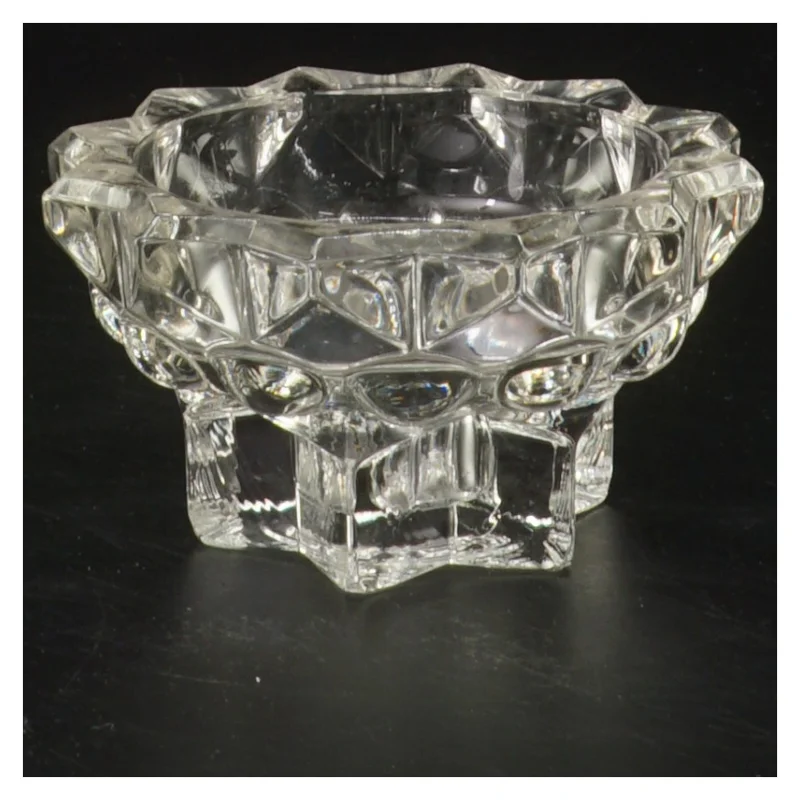 Glas lysestage (str. Ø 9 cm)