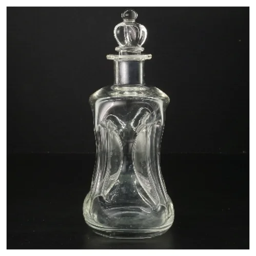 Glas karaffel med prop (str. 25 cm)