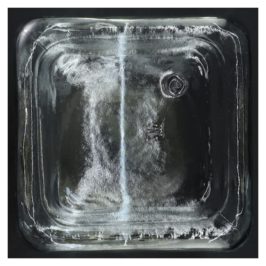 Bourbon flaske med guldlåg (str. 20 cm)