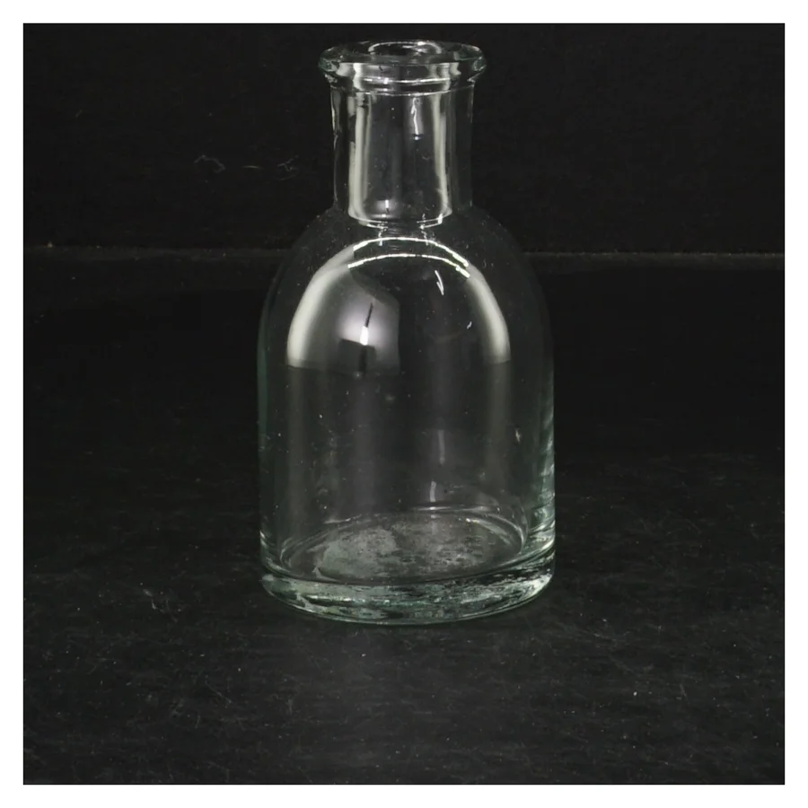 To små glasflasker (str. 11 cm. 2 styk)