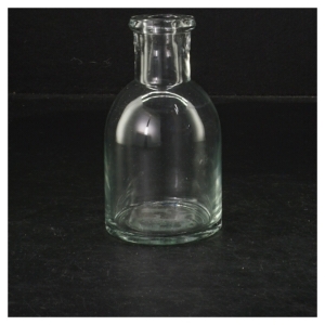 To små glasflasker (str. 11 cm. 2 styk)