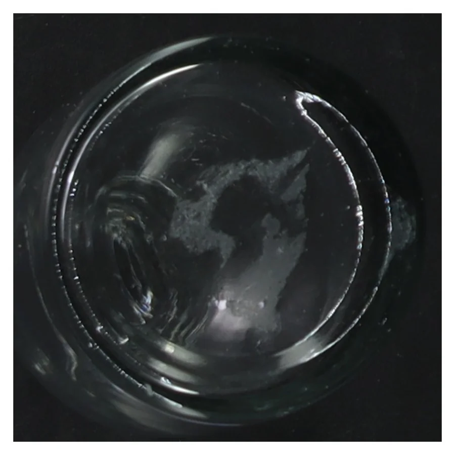 To små glasflasker (str. 11 cm. 2 styk)