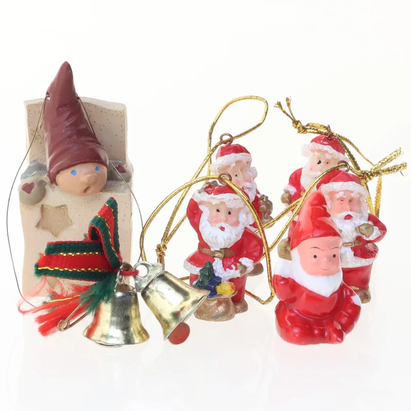 Juleophæng med nisser og klokker (str. 2 cm)