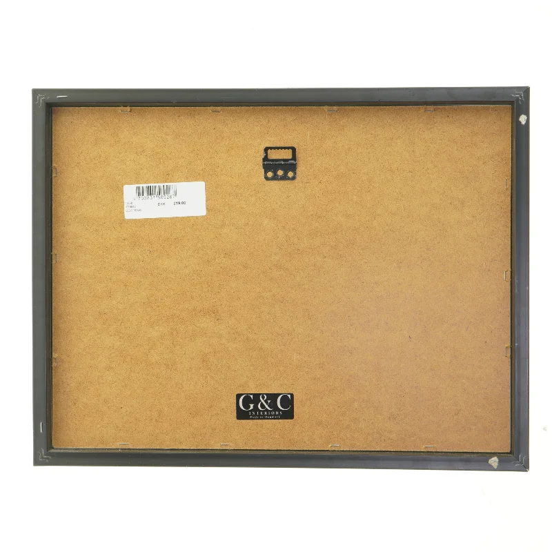 Kødudskæringsplakat i ramme fra G&C (str. 43x33 cm)