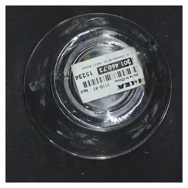 Glas med blomstermønster fra IKEA (str. 6x7 cm)