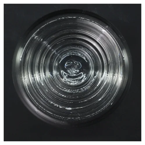 Flot dobbelt Glasvase (str. Ø 10,5 cm længde 9,5 cm)