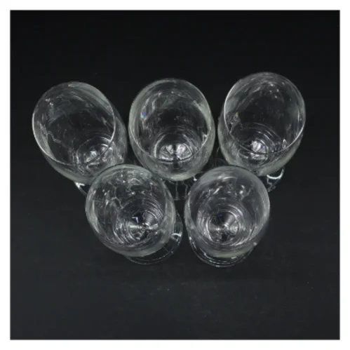 Fem flotte ølglas fra Eva Solo (str. Ø. 7 cm. længde, 23 cm. 5 styk)