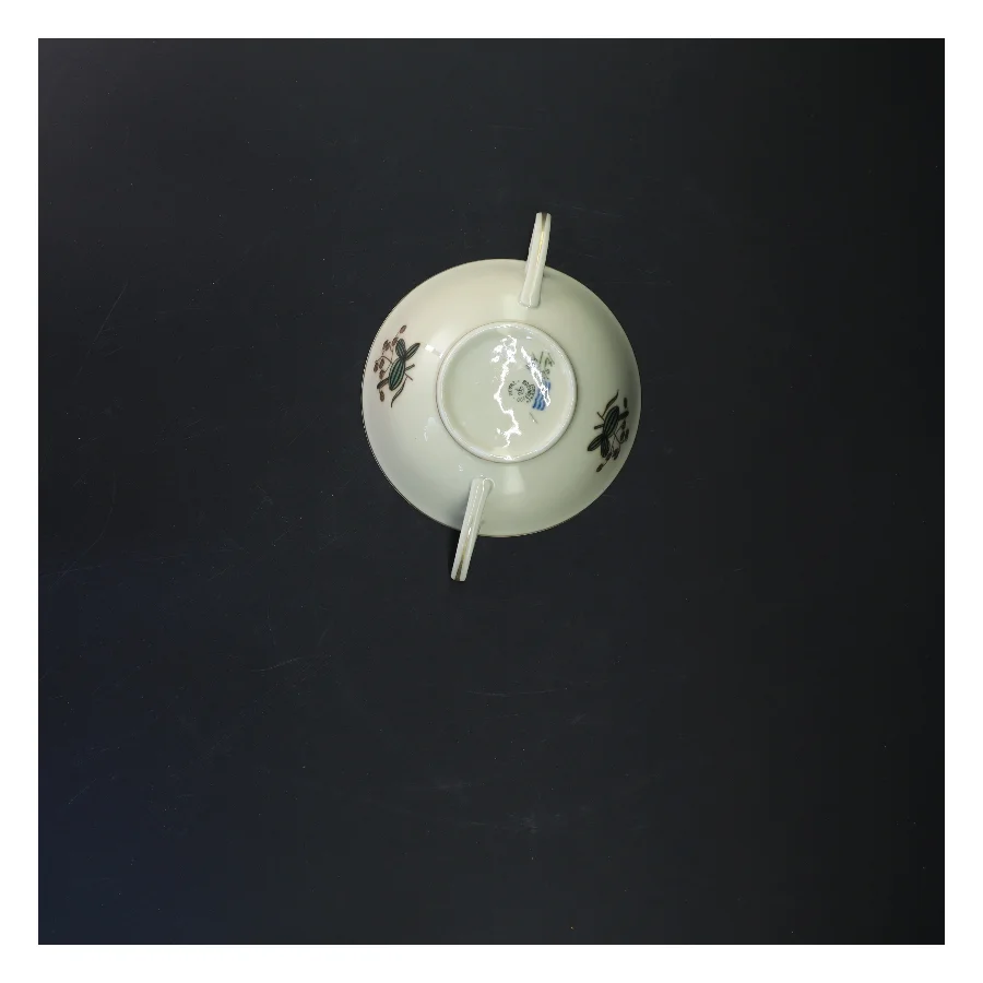 4 suppeteriner fra Royal Copenhagen (str. Kop ø, 13 cm. underkop. ø. 17 cm. 4 z)