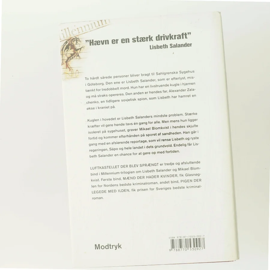 Luftkastelletderblevsprngt Stir up a Hornets' Nest of Girl. Shi Dige Larsen. the Danish Original. Hardcover](chinese Edition) af Stieg Larsson (Bog)