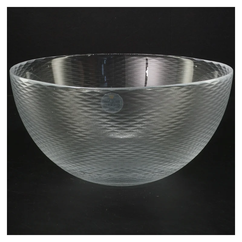 Smuk Glasskål fra Holmegaard (str. Ø 22 cm)