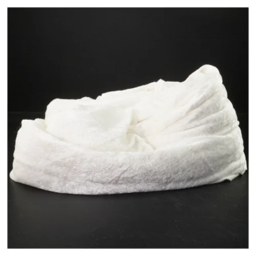 Hvid dug Velourdug. Spørg for mål