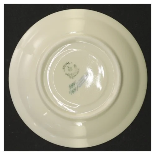 Porcelænstallerkener fra Royal Copenhagen (str. Diameter 13 cm)