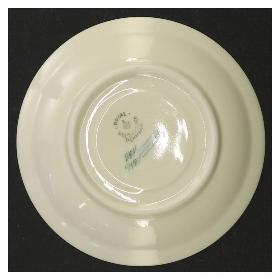 Porcelænstallerkener fra Royal Copenhagen (str. Diameter 13 cm)