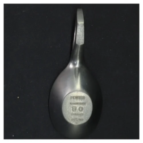 Tin bjesk snaps ske (str. 10 x 4 cm)