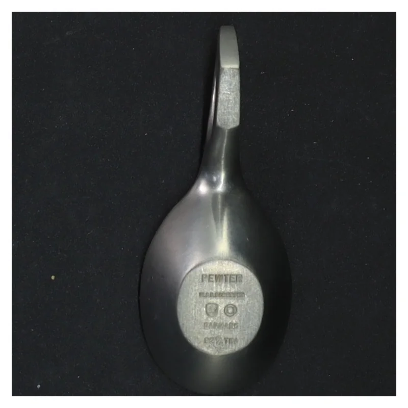 Tin bjesk snaps ske (str. 10 x 4 cm)