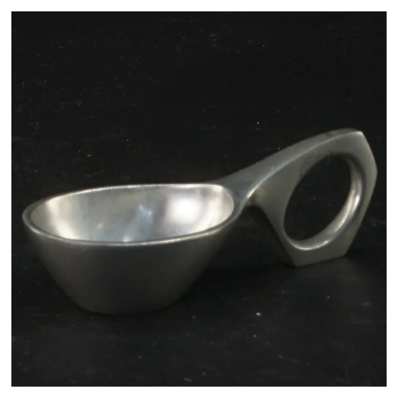 Tin bjesk snaps ske (str. 10 x 4 cm)