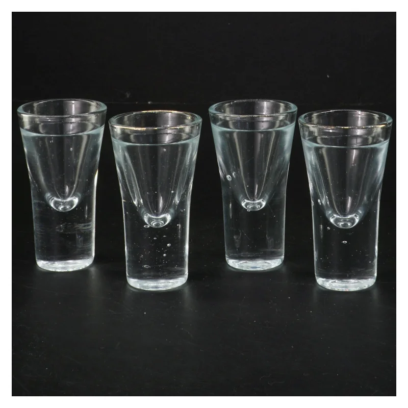 Fire snapsglas (str. Ø 4,5x8 cm)