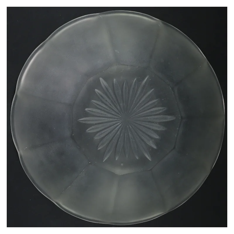 Glasskål frostet (str. Ø 25 cm)