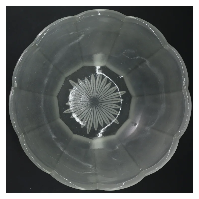 Glasskål frostet (str. Ø 25 cm)