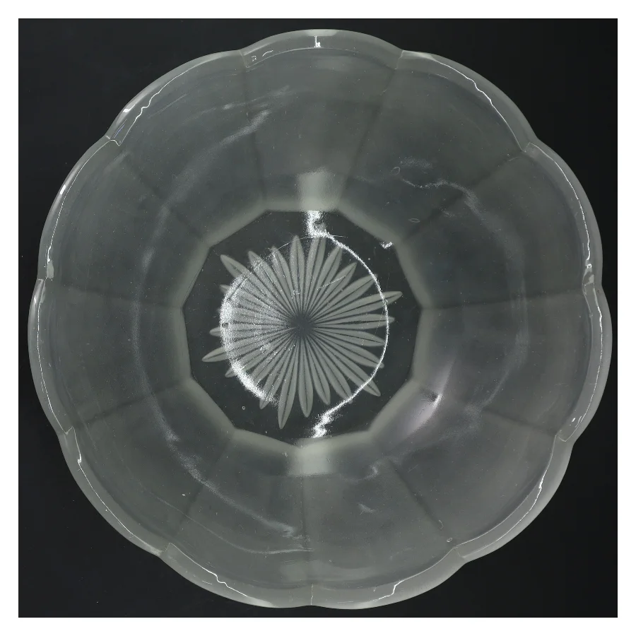 Glasskål frostet (str. Ø 25 cm)