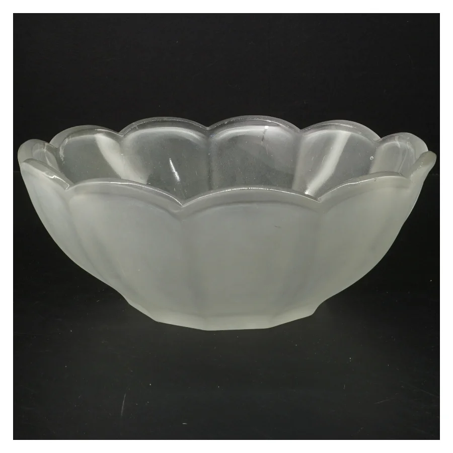 Glasskål frostet (str. Ø 25 cm)